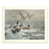Image 1 : Larry Fanning (1938-2014), "Winter Retreat - Canada Geese" Limited Edition Litho