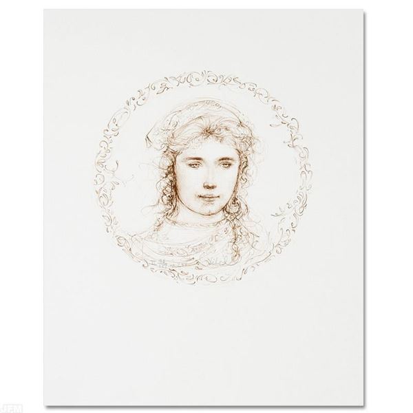 "Gloria" Limited Edition Lithograph by Edna Hibel, Numbered and Hand Signed with