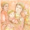 Image 2 : Edna Hibel (1917-2014), "Portrait of a Family" Limited Edition Lithograph, Numbe