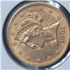 Image 1 : 1881 $5 Liberty Head Half Eagle CU