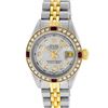 Image 6 : Rolex Ladies 2 Tone Grey Diamond & Ruby 26MM Datejust Wristwatch