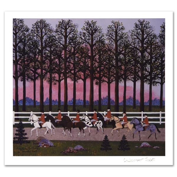 Jane Wooster Scott, "Foxy Gives 'Em The Slip" Hand Signed Limited Edition Lithog