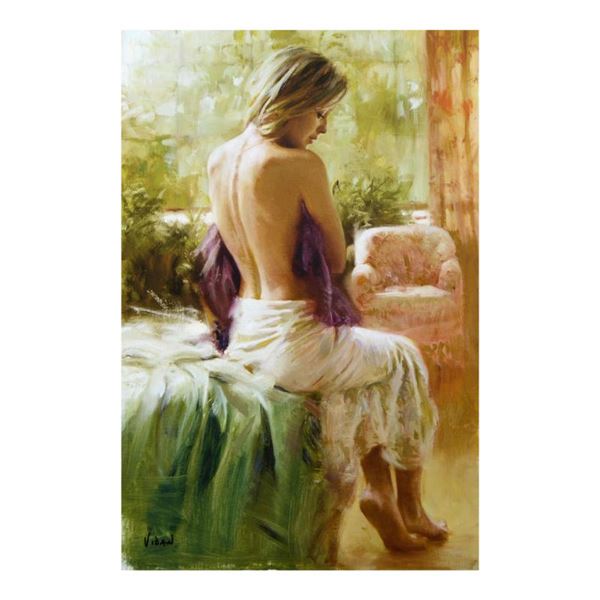 Vidan, "Sweet Sanctuary" Limited Edition on Canvas, Numbered and Hand Signed wit