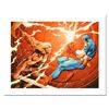 Image 1 : Marvel Comics, "Ultimate New Ultimates #4" Numbered Limited Edition Canvas by Fr