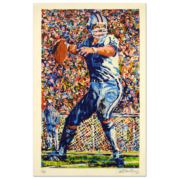 Paul Blaine Henrie (1932-1999), "Roger Staubach" Limited Edition Serigraph, Numb