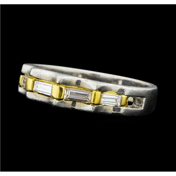 0.20 ctw Diamond Ring - Platinum and 18KT Yellow Gold