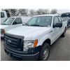 Image 1 : 2012 FORD F-150 XL SUPER DUTY, 4DR EXT CAB PU, WHITE, VIN # 1FTEX1EM0CFC14118