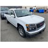 Image 2 : 2012 GMC CANYON SLE, 2DR EXT CAB, WHITE, VIN # 1GTE5NFE8C8147650