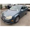 Image 1 : 2006 VOLKSWAGEN JETTA, 2.5, 4DR SEDAN, GREEN, VIN # 3VWRF71K16M625380