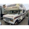 Image 1 : 1987 FORD ECONOLINE E-350, MOTORHOME, WHITE, VIN #1FDKE30L8HHA81585