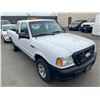 Image 2 : 2007 FORD RANGER, 2DR EXT CAB PU, WHITE, VIN # 1FTZR44U67PA87115