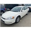 Image 1 : 2008 CHEVROLET IMPALA, FLEX FUEL, 4DR SEDAN, WHITE, VIN # 2G1WS553X81245370