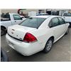 Image 3 : 2008 CHEVROLET IMPALA, FLEX FUEL, 4DR SEDAN, WHITE, VIN # 2G1WS553X81245370