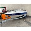 Image 1 : BAYLINER CAPRI 1800LS, MERCURY FORCE 120, GREY, 1994 ESCORT BOAT TRAILER VIN # 405118CA6RB000026