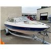 Image 2 : BAYLINER CAPRI 1800LS, MERCURY FORCE 120, GREY, 1994 ESCORT BOAT TRAILER VIN # 405118CA6RB000026