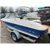 Image 8 : BAYLINER CAPRI 1800LS, MERCURY FORCE 120, GREY, 1994 ESCORT BOAT TRAILER VIN # 405118CA6RB000026