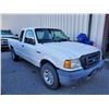 Image 2 : 2005 FORD RANGER, 2DR EXT CAB PU, WHITE, VIN # 1FTZR44U25PA90672