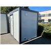 Image 2 : BASTONE 85"W X 75"D X 93"H MOBILE RESTROOM / BATHHOUSE WITH SINK, TOILET, SHOWER, LOCKING DOOR &