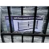 Image 2 : STEELMAN 20' BI-FOLD BLACK GALVANIZED METAL FARM DRIVEWAY GATE 61"H TO POSTS
