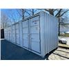 Image 2 : GREY 40' 52,910 MAX CAPACITY INDUSTRIAL TRANSPORT CONTAINER WITH 4 DUAL SWING SIDE DOORS, 1 REAR
