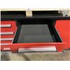 Image 2 : STEELMAN RED 15 DRAWER 2 DOOR 113"W X 28"D X 36"H METAL WORK BENCH WITH DRAWER LOCKS, ANTI-SLIP