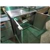 Image 2 : STAINLESS STEEL SINGLE SINK DISH/HAND WASHING STATION WITH 2 DOOR STORAGE CABINET