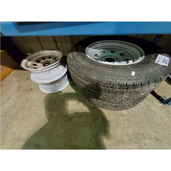 ASSORTED BRAND/SIZE TIRES AND STEEL WHEELS