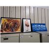Image 1 : 3 ASSORTED PAINTING ART PIECES