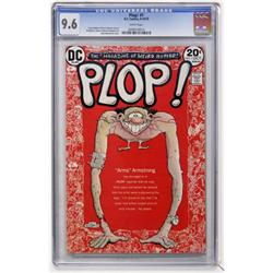 Plop! #1 (DC, 1973) CGC NM+ 9.6 White pages.
