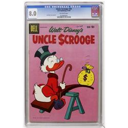 Uncle Scrooge #29 (Dell, 1960) CGC VF 8.0