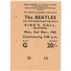 Image 1 : Beatles King's Hall Concert Ticket
