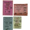 Image 1 : Beatles July-Aug. '63 Ticket Stubs, Lot of Four