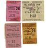 Image 1 : Beatles Nov.-Dec. '63 Ticket Stubs, Lot of Four