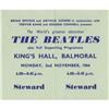 Image 1 : Beatles King's Hall Concert Ticket