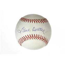 Steve Carlton Single e Signed Baseball. Nic