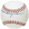 Image 1 : Casey Stengel Single Signed Baseball. Single fr