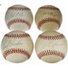 Image 1 : Baseball Stars Signed Baseballs Lot of 4. Four