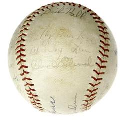 1964 Baltimore Orioles Team Signed Baseball. Be