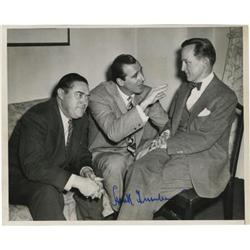 1947 Hank Greenberg Signed Service Photograph.