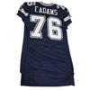 Image 2 : 2001 Flozell Adams Game Worn Jersey. Blue mesh