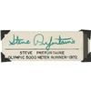 Image 1 : Steve Prefontaine Signature. Exceptional rarity