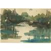 Image 1 : JOSEPHINE MAHAFFEY WATERCOLOR ON PAPER LANDSCAPE