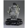 Image 1 : CHINESE CARVED JADE/HARDSTONE VESSEL AND COVER