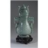 Image 1 : CHINESE CARVED JADE/HARDSTONE VESSEL AND COVER