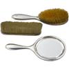 Image 2 : AMERICAN SILVER HAND MIRROR AND BRUSHES GORHAM