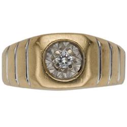 Gentleman's Diamond, Gold Ring
