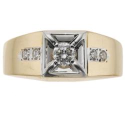 Gentleman's Diamond, Gold Ring