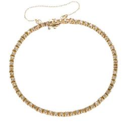 Diamond, Gold Tennis Bracelet