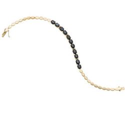 Sapphire, Diamond, Gold Bracelet
