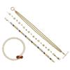 Image 1 : Multi-Stone, Cultured Pearl, Gold Bracelet Lot